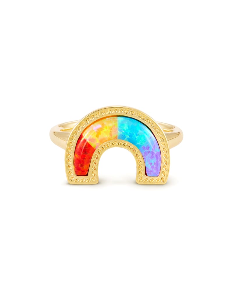 Rainbow Band Ring image number 0